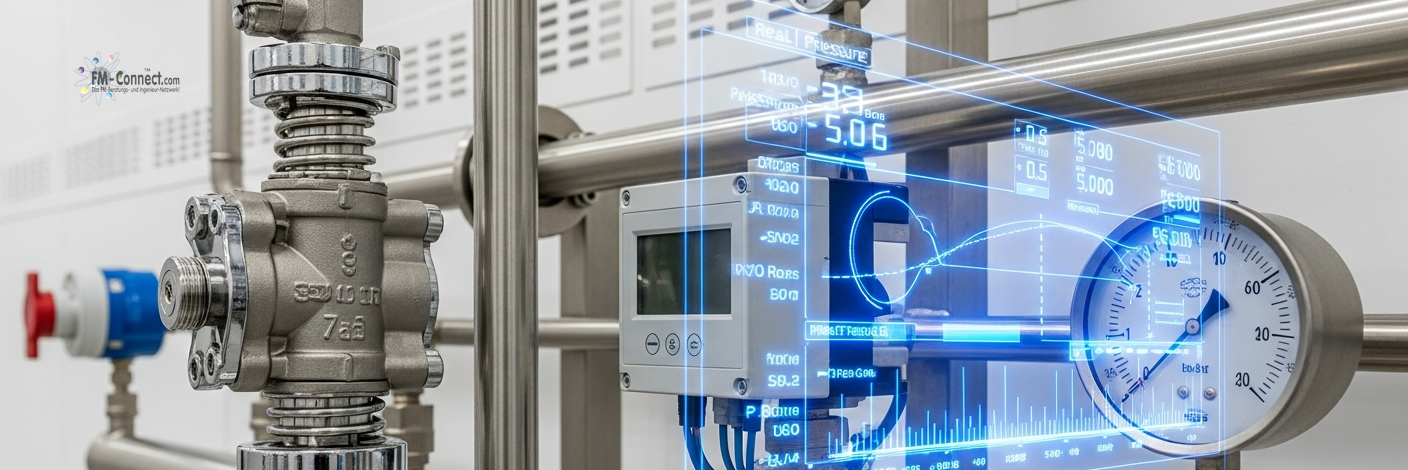 Sicherheitsventile, Druckschalter und Manometer