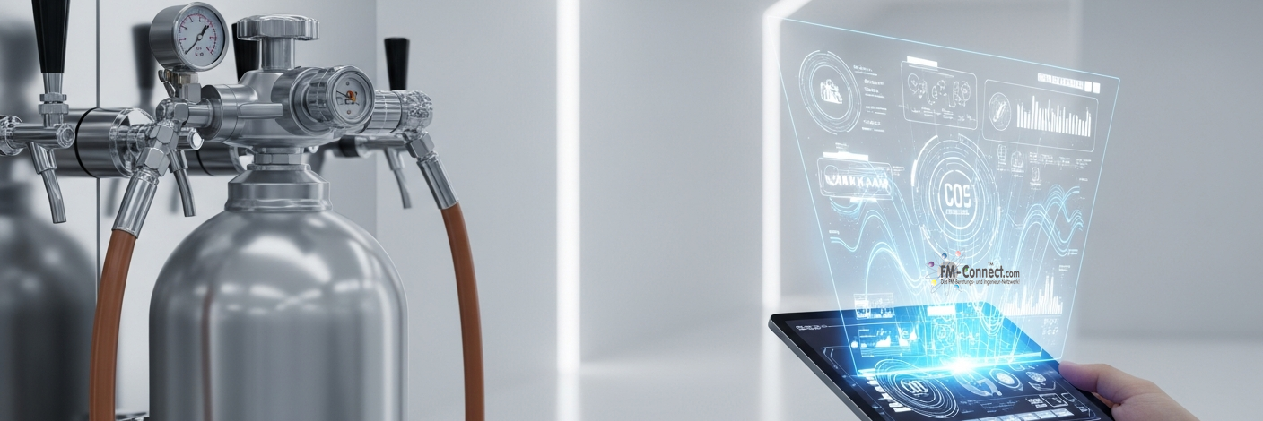 Druckgasflaschen für Getränkeausgabesysteme