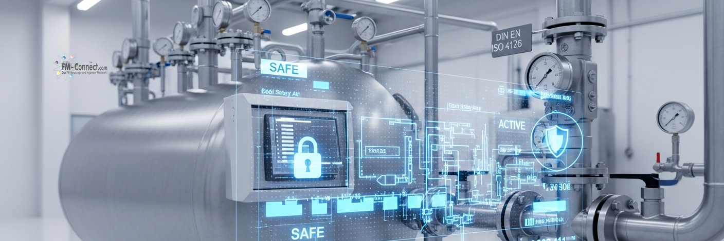 Fail-Safe-Auslegung durch sicherheitsrelevante Komponenten im Druckluftsystem des FM