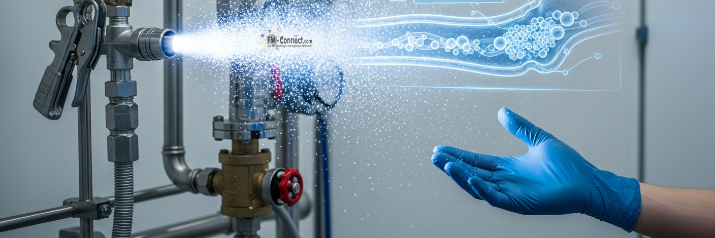 Gefahr durch umherfliegende Partikel und Luftembolien